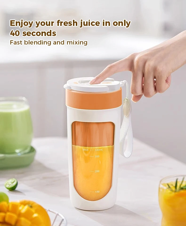 OEM/ODM 340ml Travel Blender Bottle - Cordless Smoothie Maker