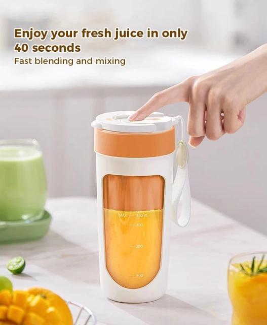 OEM/ODM 340ml Travel Blender Bottle - Cordless Smoothie Maker