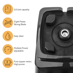 Customized Countertop Blender - Ice Crush & Smoothie Maker