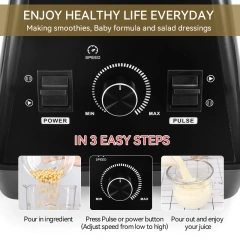 Customized Countertop Blender - Ice Crush & Smoothie Maker