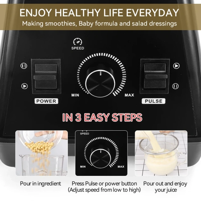 Customized Countertop Blender - Ice Crush & Smoothie Maker