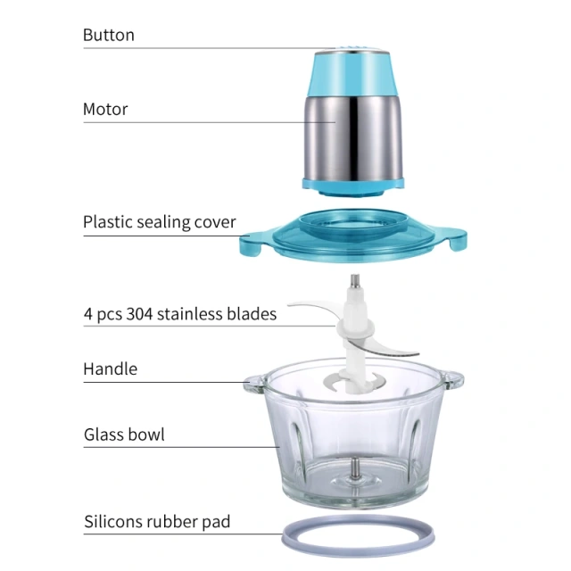 1.8L Electric Food Chopper - Factory Supply