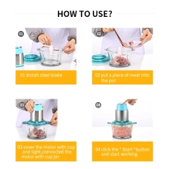 1.8L Electric Food Chopper - Factory Supply
