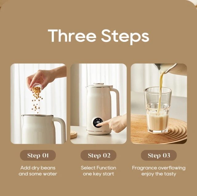 600ML Automatic Soybean Milk Maker Wholesale and OEM
