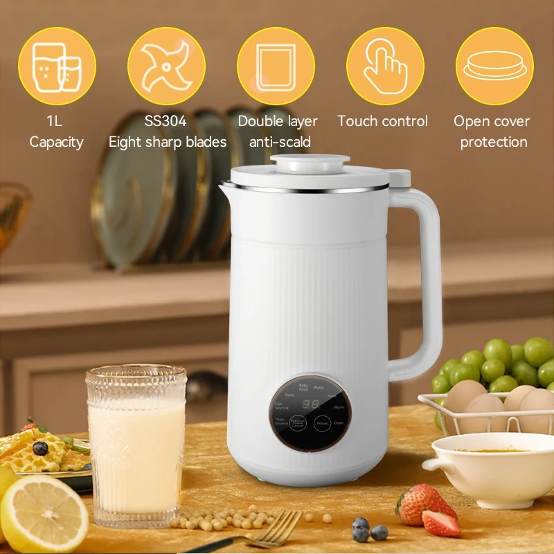 1000ML Stainless Steel Soy Milk Machine Manufacturer