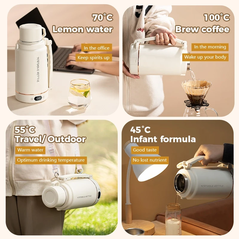 1.2L Digital Portable Kettle Wholesale/OEM/ODM