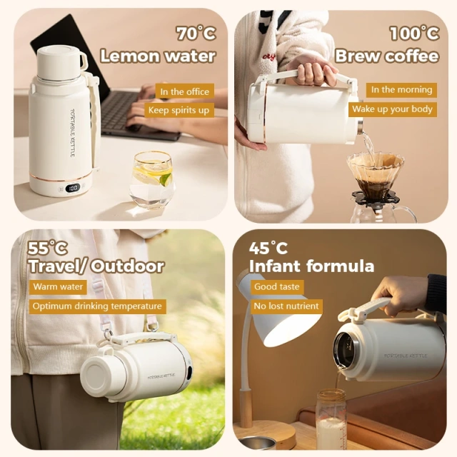 1.2L Digital Portable Kettle Wholesale/OEM/ODM