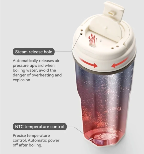 500ML Portable Kettle for Travel Factory Supply