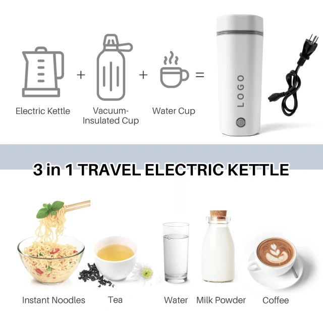 3 in 1 Travel Electric Kettle Wholesale/OEM/ODM