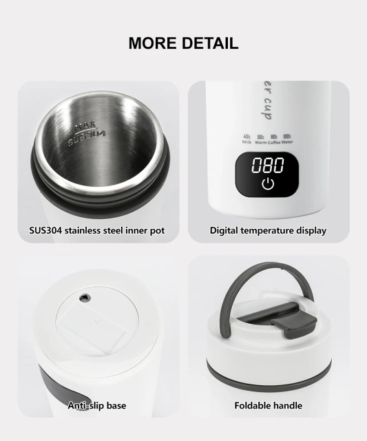 450ML Digital Portable Tea Kettle - Factory Supply