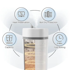 3 in 1 Travel Electric Kettle Wholesale/OEM/ODM