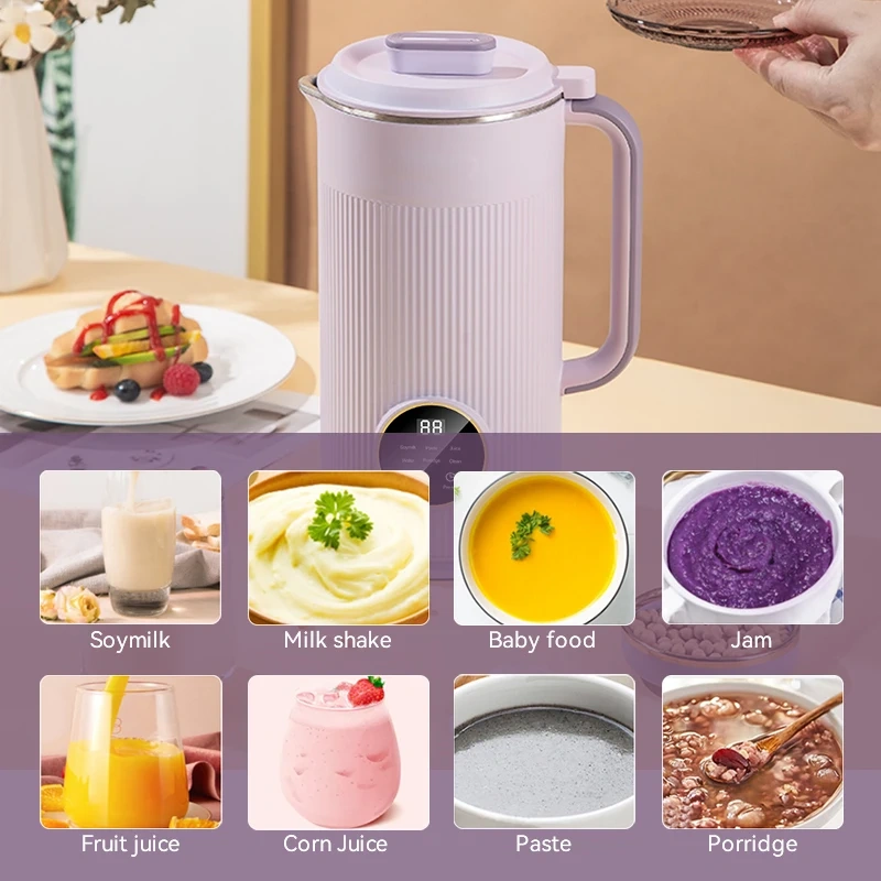 OEM 1000ML Nut & Soy Milk Maker - Automatic Touch Control with Presets