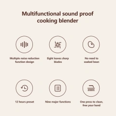 1500ml Multifunctional Hot & Cold Blender with Logo Customization