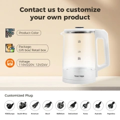 1.5L Water Heater Electric Glass Kettle for Home / office /hotel