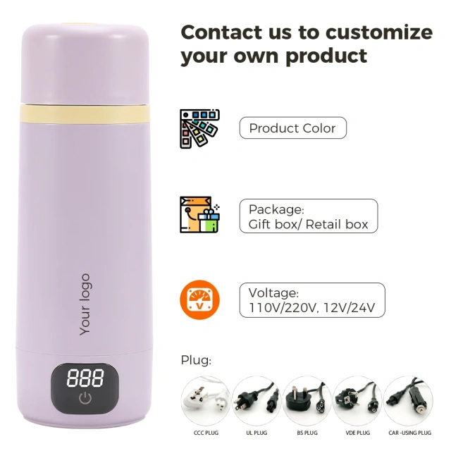 Digital Electric Kettle Fast Boiling Portable Kettle Travel Size