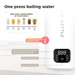 Electric Kettle Rapid Boiling Travel Kettle Portable Water Boiler