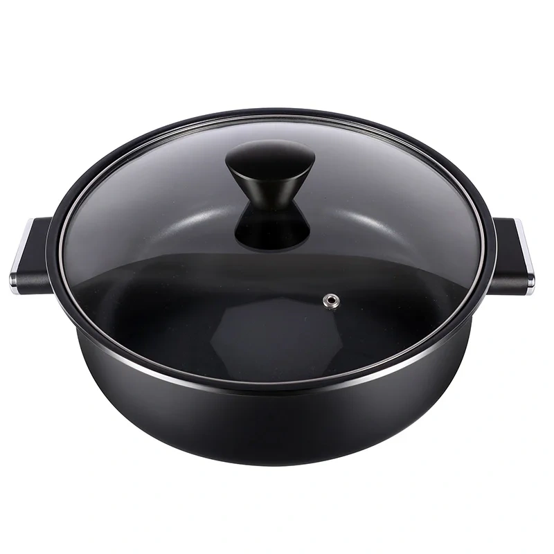 4L Detachable Hot Pot Round Nonstick Cooker Electric Skillets