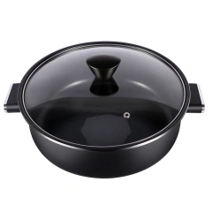 4L Detachable Hot Pot Round Nonstick Cooker Electric Skillets