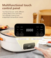 Electric Hot Pot with Semi-Separate Bowls Yuan Yang Hot Pot