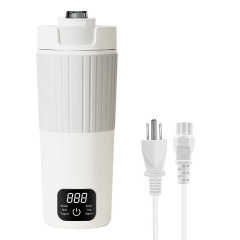 Temperature Control 600ml Portable Travel kettle Electric Heating Cup
