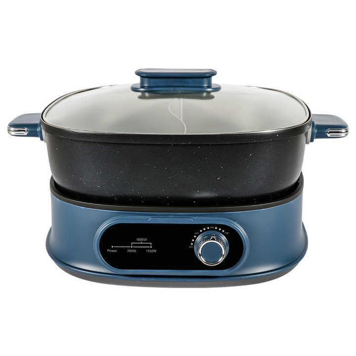 Hot Pot Cooker Yuanyang Pot Nonstick Coating Two-flavor Cooker