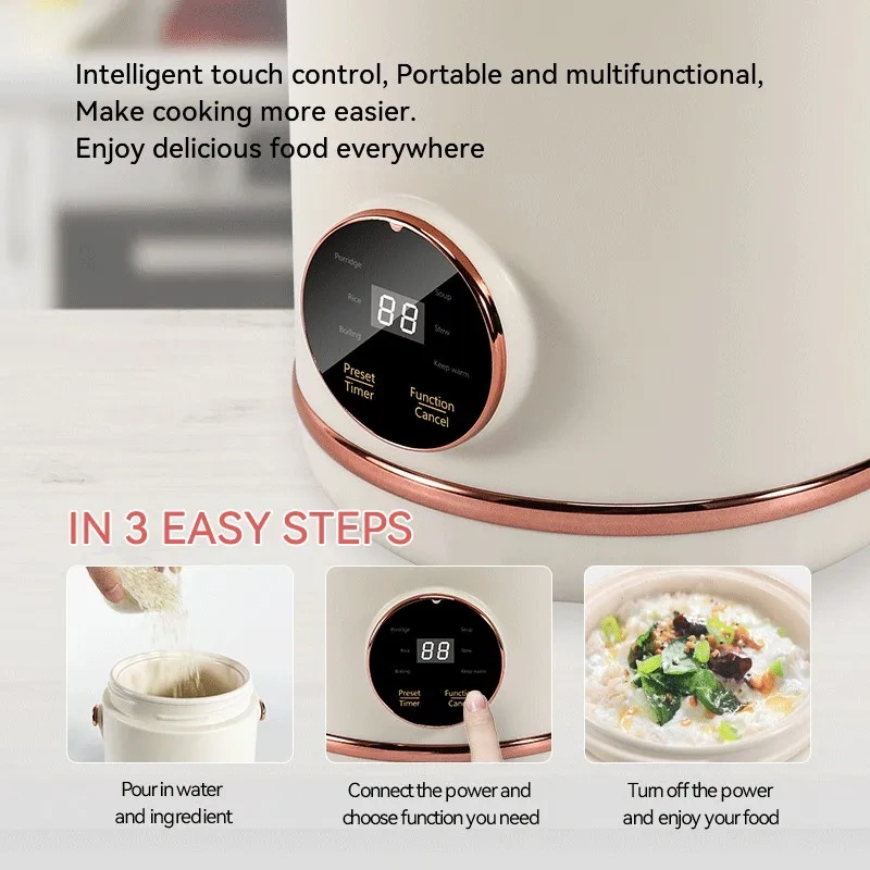 1.0 Litre Personal Electric Hot Pot Noodle Cooker