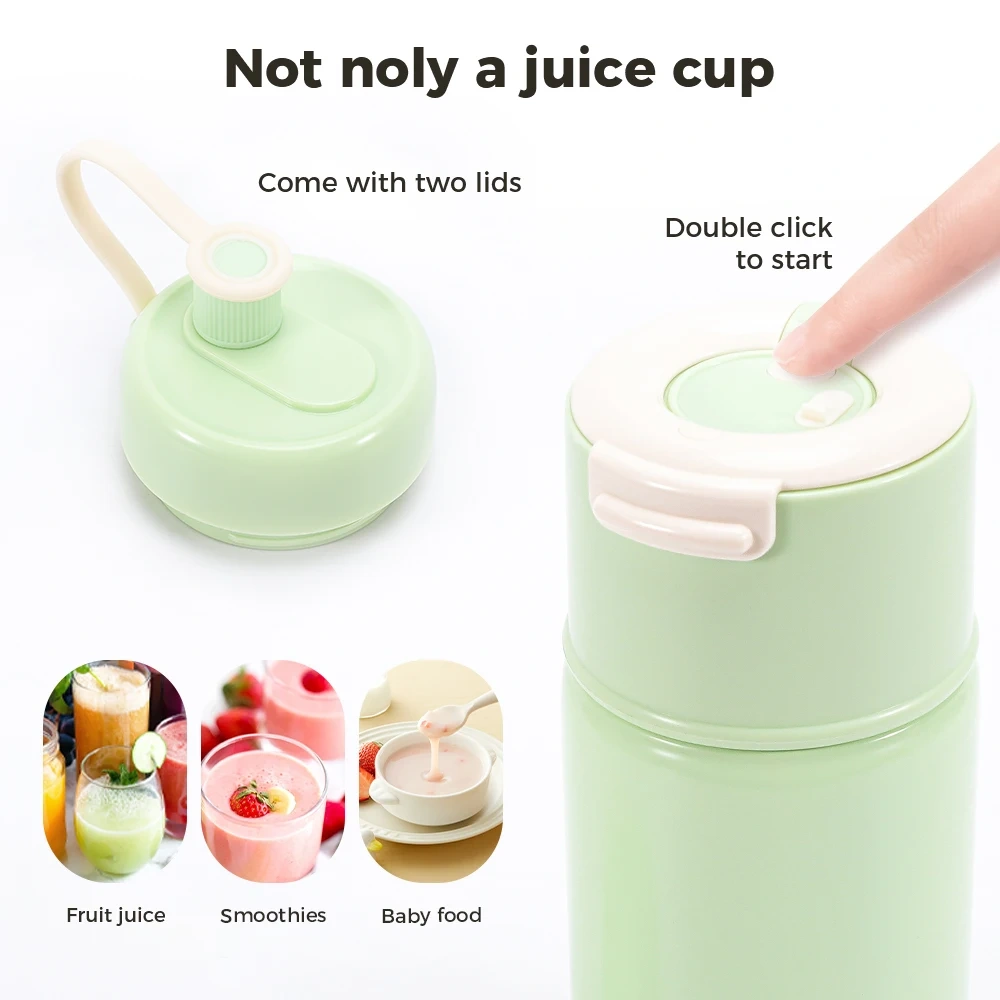 Fruit Juicer Portable Blender Cup Blender Mini Juicer Wireless