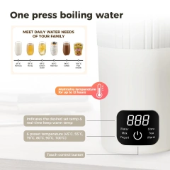 Temperature Control 600ml Portable Travel kettle Electric Heating Cup