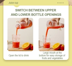 300ML Electric Mini Blender Small Size Rechargeable Portable Blender