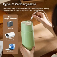 Fruit Juicer Portable Blender Cup Blender Mini Juicer Wireless