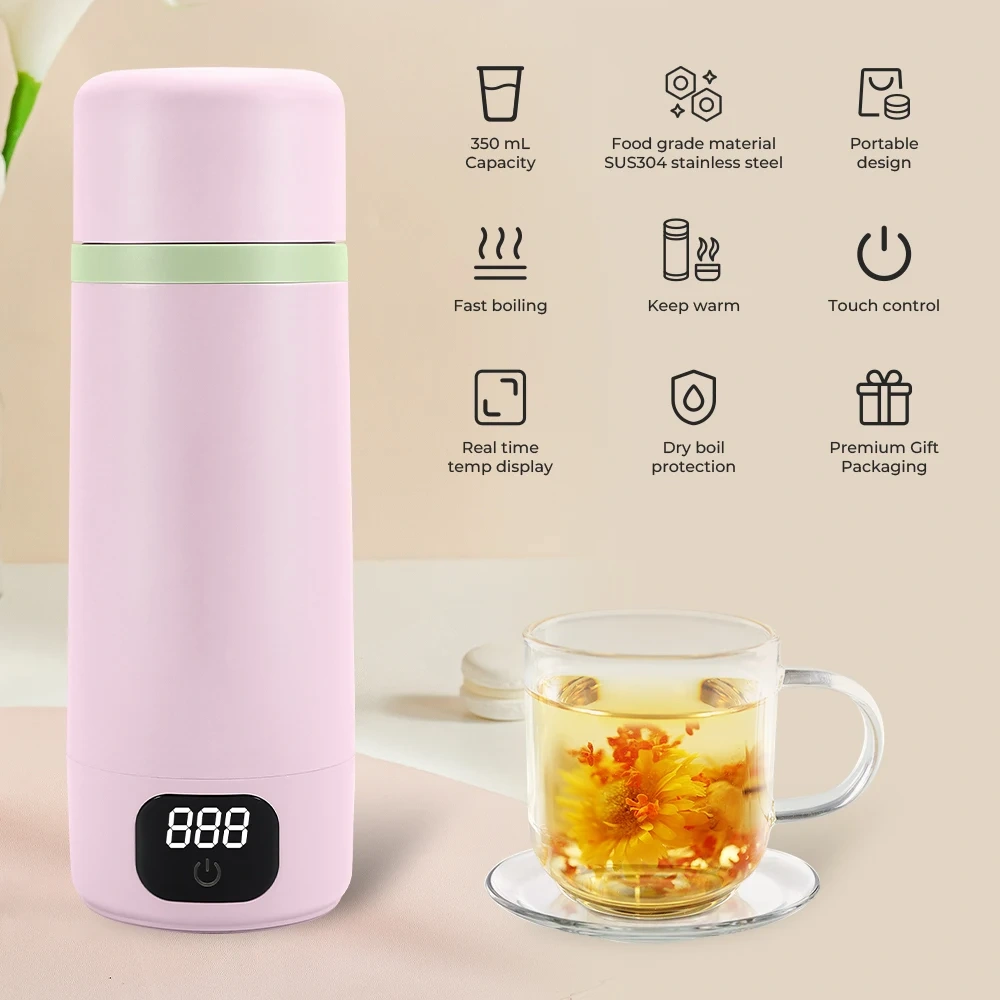 Portable Electric Kettle Water Boiler Electric Heating Cup