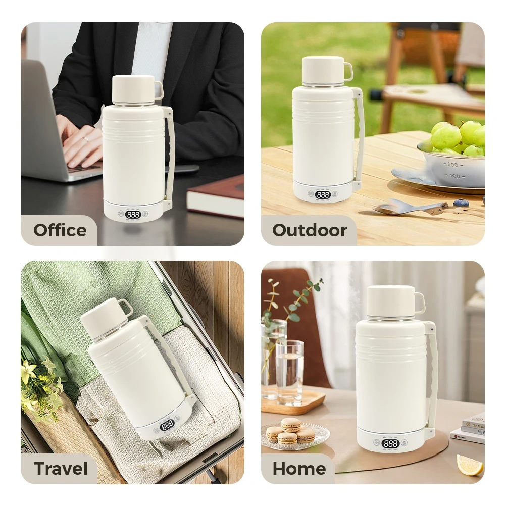 Digital Portable Travel Kettle Fast Heating Water Boiler Portable Teapot