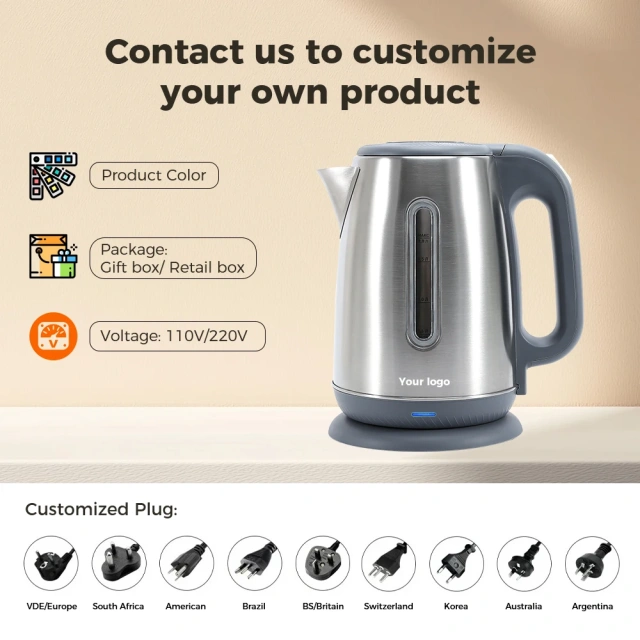 1.8L Stainless steel Electric Kettle water boiler