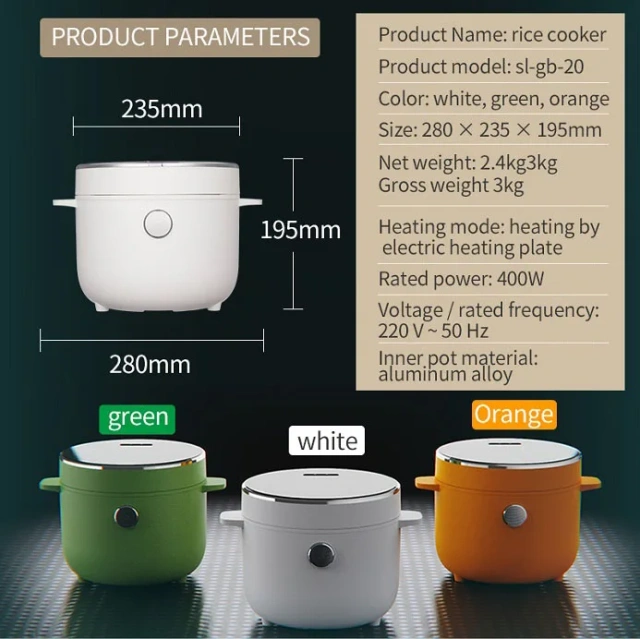 Intelligent Rice Cooker Smart Mini Portable  Low Sugar Rice Cooker