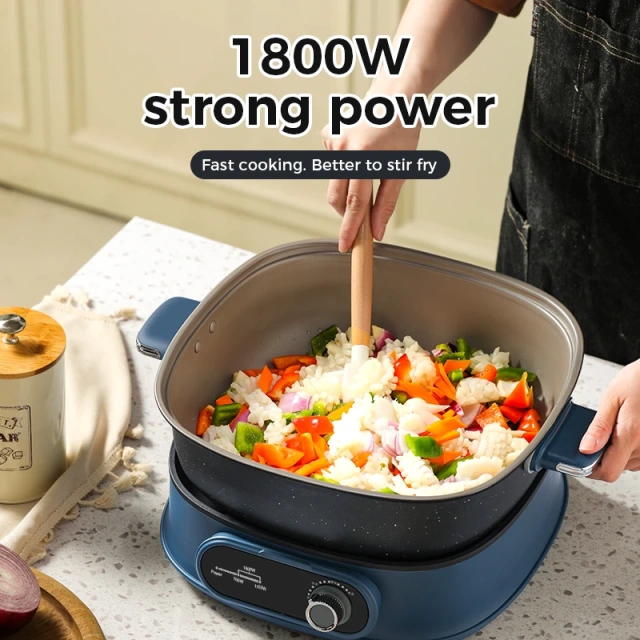 Hot Pot Cooker Yuanyang Pot Nonstick Coating Two-flavor Cooker