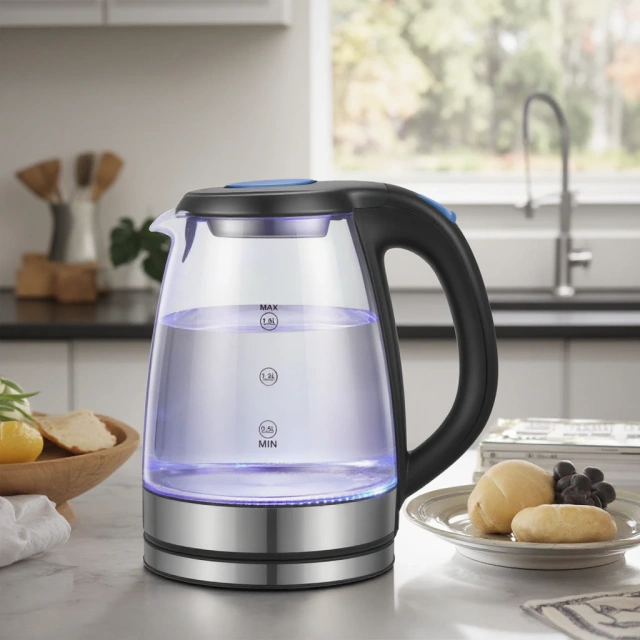 1.8L Glass Electric Kettle for Home/Hotel Glass water Boiler