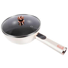 Long Handle Smart Electric Multi Cooker Hot Pot Nonstick Fry Pot Electric Skillet