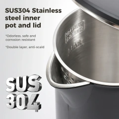 1.7L Hot Water Boiler SUS304 Stainless Steel Electric Kettle