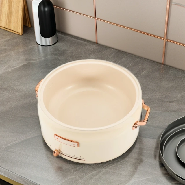 1800W Hot Pot Multi-functional Electric Cooker with Nonstick coating