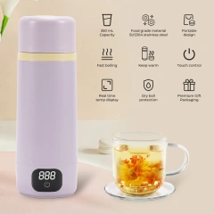 Digital Electric Kettle Fast Boiling Portable Kettle Travel Size