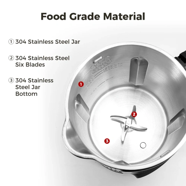 Nut Milk Maker Stainless Steel Soybean Milk Maker for Paste Soybean Milk