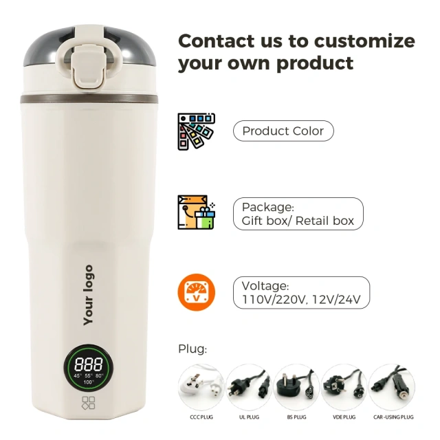 450ML Electric Portable Kettle Water Boiling Cup