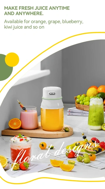 Rechargeable Bottle Blender Wireless Portable Blender Battery Powere