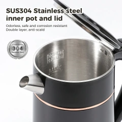Rapid Heating Electric Kettle 1.7L Water Boiler