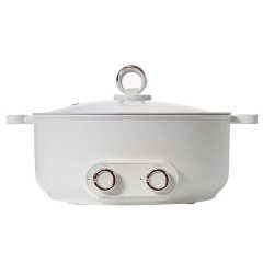 Yuan Yang Pot Electric Hot Pot with Semi-Separate Bowls