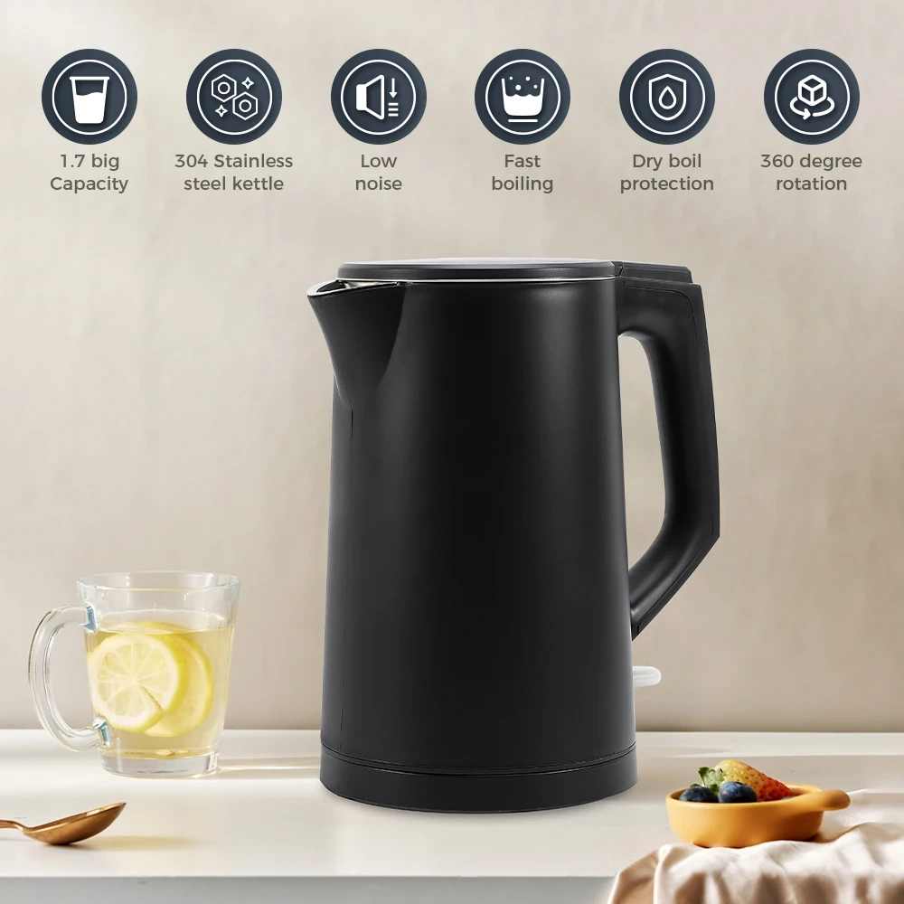 1.7L Hot Water Boiler SUS304 Stainless Steel Electric Kettle