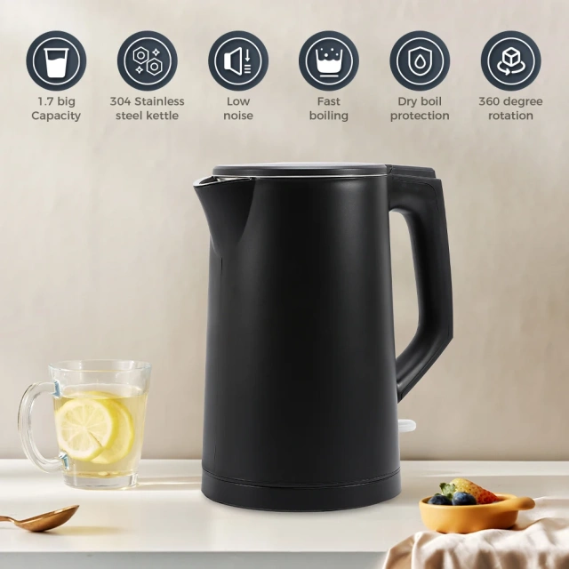 1.7L Hot Water Boiler SUS304 Stainless Steel Electric Kettle