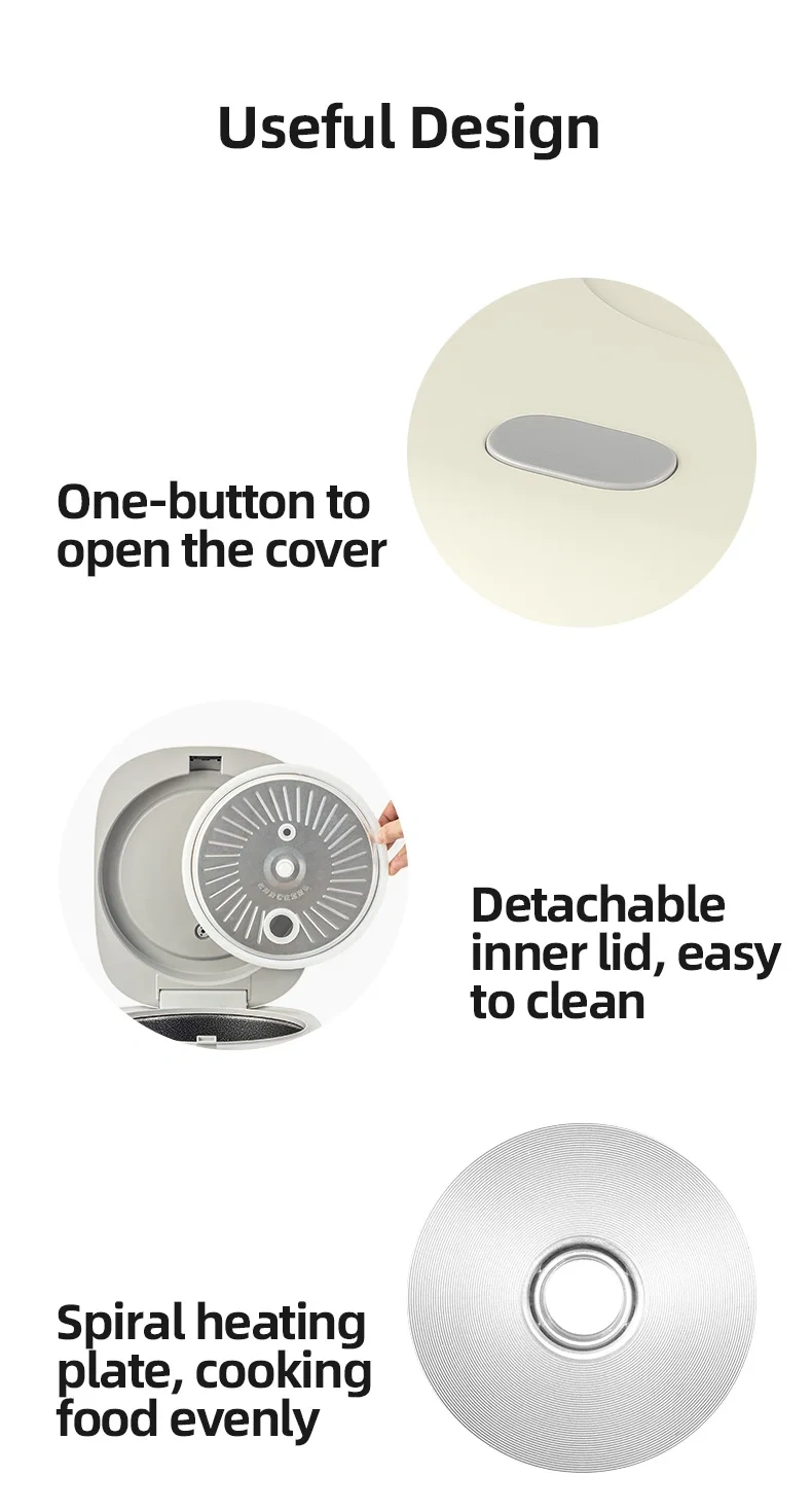 Smart Electric Rice Cooker Non-Stick 3L / 5L Multifunctional Cooker