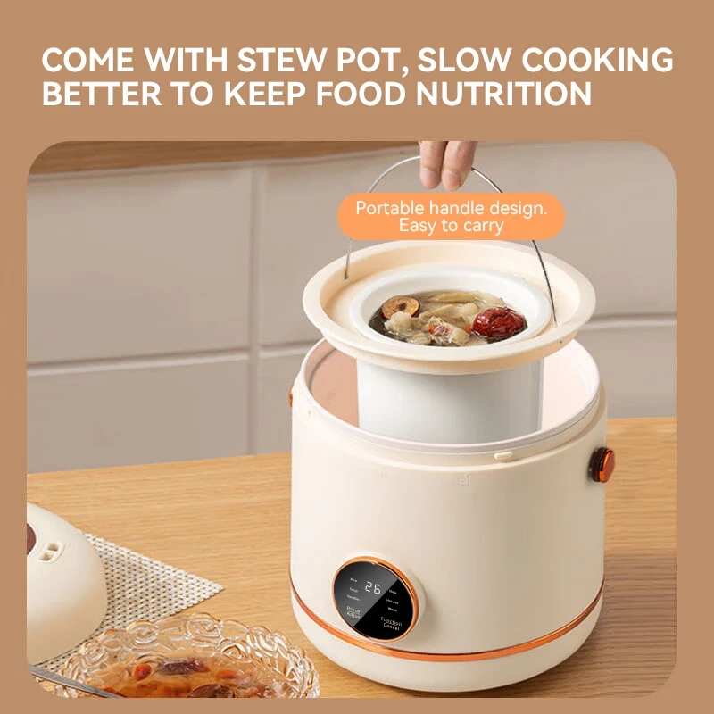 Small Size Electric Cooking Pot Portable Slow Cooker Rice Cooker