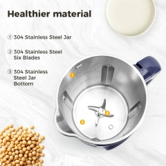 1.5L Automatic Nut Milk Maker Machine Soy Milk cooking blender